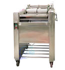 Stable SUS304 Fish Skinner Machine , Semi Automatic Sardine Cleaning Machine