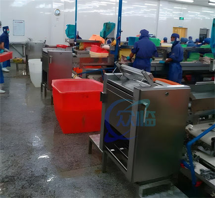 300-400KG/H Fish Skinning Machine 1200x600x930mm For Industrial