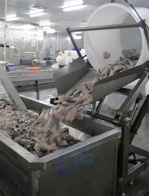 耐久性 2200W 海産物加工設備 耐着性 300KG