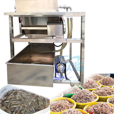良い値段 エビのひげを分離する機械 海産物加工工場 バッチ エビ洗濯機 エビ洗濯機 オンライン