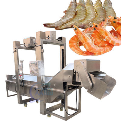 良い値段 魚を蒸発する連続的なガチョウ蒸気機 カスタマイズされたガチョウ水煮機 ベルト蒸気ブランシングマシン オンライン