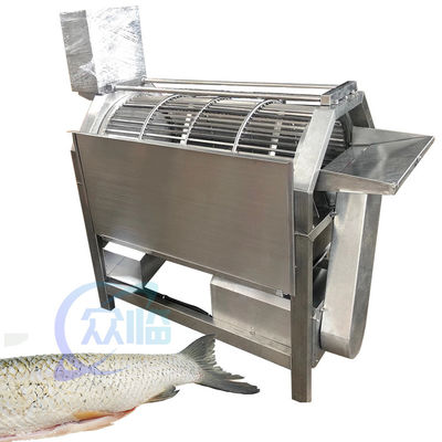 良い値段 カルプ・ティラピア 魚のスケール スクラッピング・マシン 回転型丸格子魚のスケール除去機器 海産物加工工場 オンライン