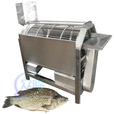 海産物加工工場の機械と設備 効率的に魚の殻を除去する ティラピア ローータリードラム型魚脱熱機