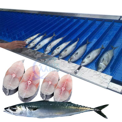 良い値段 魚切断機、高効率自動骨肉切断機 304 ステンレス鋼はサイズをカスタマイズできます オンライン