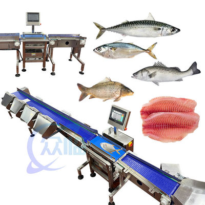 良い値段 高品質の魚の分類機 魚のサイズマシン パワー1.3KW 魚の分類を焦点 オンライン