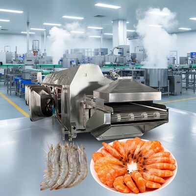良い値段 耐久性 スマート エビ料理機 マルチシーン 11000x2200x2000mm エビ炊飯器 エビ料理ライン 海鮮植物料理 オンライン