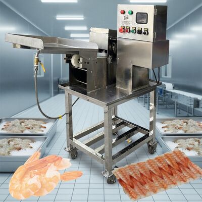良い値段 安定した寿司エビカッター高速工業用エビ切断機多目的エビ切断装置スマートエビ処理 オンライン
