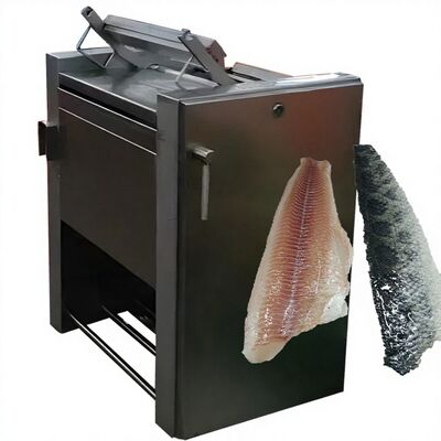 良い値段 産業用魚皮機 1200x600x930mm 魚皮機 300-400KG/H オンライン