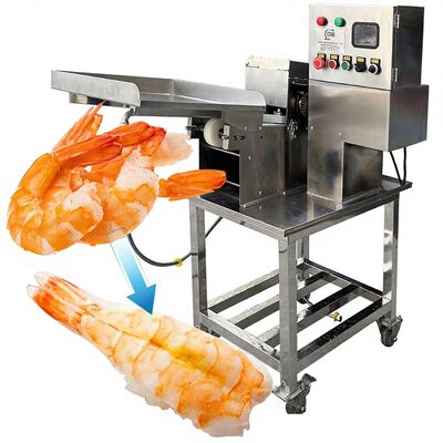 良い値段 海鮮とガキの腹切断機 0.4KWガキの背面切断機 50-70Pcs/Min Sushi EBI切断機 オンライン