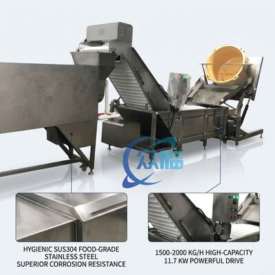 良い値段 Large Scale Shrimp Deheading Machine SUS304 500-800KG 2.2KW 380V For Catering Factory オンライン